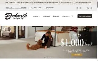 Bockrath Flooring and Rugs website