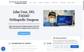 Dr. John S. Urse, DO, FAOAO website
