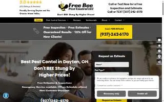 Free Bee Pest Control LLC website