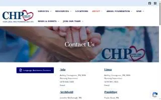 CHP Home Care & Hospice website