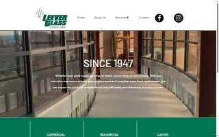 Leever Glass website