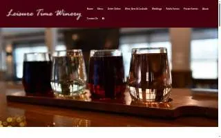 Leisure Time Winery Napoleon website