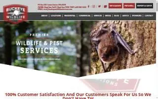 Buckeye Wildlife Solutions of Delaware website