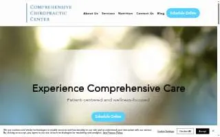 Comprehensive Chiropractic Care Center of Delaware website