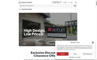 Hamilton Parker Outlet website