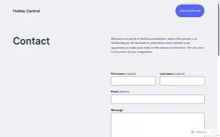 Hobby Central website