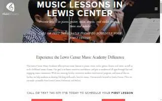 Lewis Center Music Academy of Delaware website