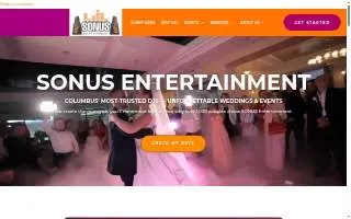 SONUS Entertainment of Delaware website