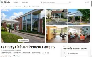 Country Club Retirement Campus of Dover website