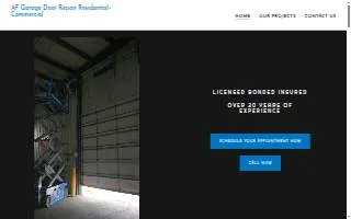 AF Garage Door Repair-Residential & Commercial website
