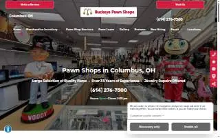 Buckeye Pawn Shop Inc. website