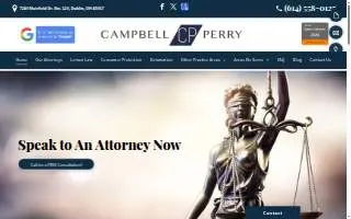 Campbell Perry Law website