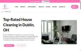 Claire’s House Cleaning Services Dublin website