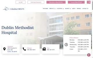 Columbus OB/GYN Dublin - Dublin Methodist Hospital website