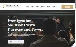 Nimer Law LLC website