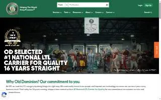 Old Dominion Freight Line of Elko website