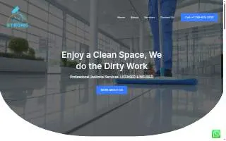 Strong Cleaning Company website