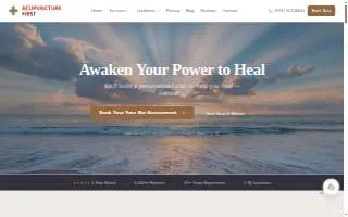 Acupuncture First of East Cleveland website