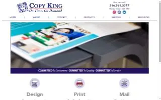 Copy King website