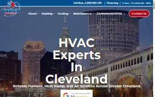 Hardin Bros. HVAC of East Cleveland website