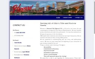 Harvard Title Agency LLC of East Cleveland website