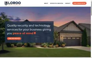 LoRoo Security & Technology website