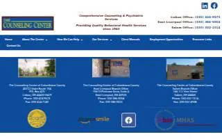 Counseling Center-Columbiana website