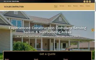 Eichler Construction LLC website