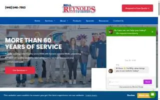 Bill Reynolds Heating & Air Conditioning website