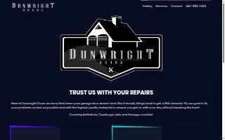Dunwright Doors: Garage Door Repair, Service and Installation website