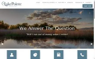 LakePointe Advisors LLC of Eastlake website