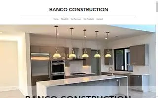 Banco Construction Services website