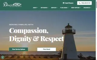 Dovin Funeral And Cremation Specialists website