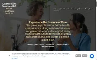 Essence Care Solutions LLC website