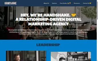 Handshake Digital website