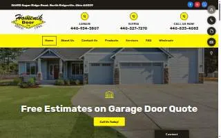 Homenik Door Co. website