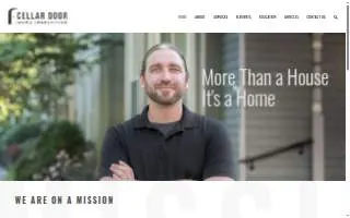 Cellar Door Home Inspection website
