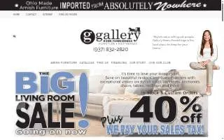 Gallery Home Furnishings website