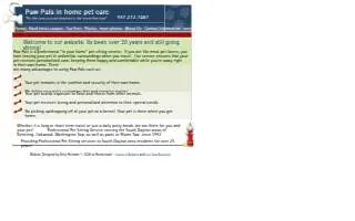 Paw Pals In Home Pet Care of Englewood website