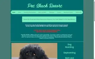Pet Shack Resort of Englewood website