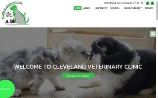 Cleveland Veterinary Clinic website