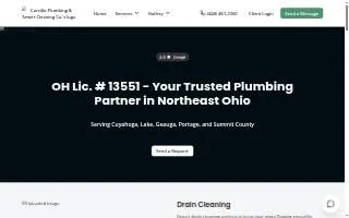Corsillo Plumbing & Sewer Cleaning Co. website