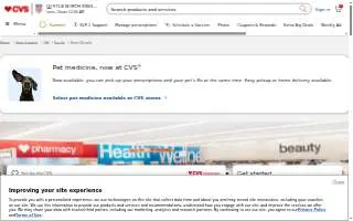 CVS Pharmacy of Euclid website