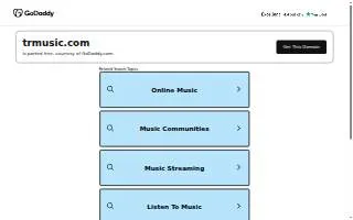 TR Music & Voice Lessons of Euclid website