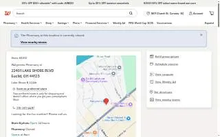 Walgreens of Euclid website