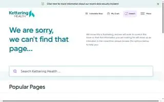 Kettering Health Medical Group OB-GYN - Soin Medical Center website
