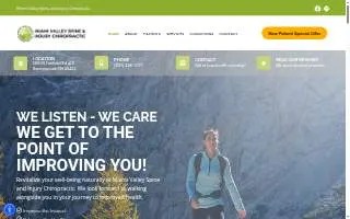 Miami Valley Spine and Injury Chiropractic website