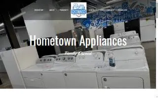 Hometown Appliances of Fairfield website