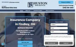 Huston Insurance website