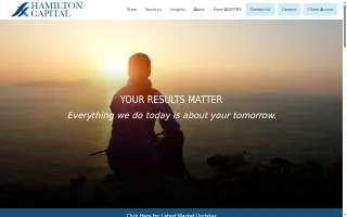 Hamilton Capital website